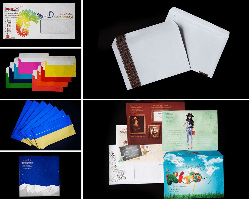 Printed mix envelopes
